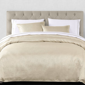 HiEnd Accents Marilyn Modern Bubble Duvet Cover Set FB1617DS-SQ-GD Gold Duvet Cover - Face: 100% polyester; Back: 100% cotton. Pillow Sham - 100% polyester. 92x96x1