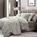 HiEnd Accents Marilyn Modern Bubble Duvet Cover Set FB1617DS-SK-OC Gray Duvet Cover - Face: 100% polyester; Back: 100% cotton. Pillow Sham - 100% polyester. 110x96x1