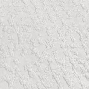 HiEnd Accents Porto Matelassé Comforter Set FB1758-SQ-VW Vintage White Comforter - Face and Back: 100% cotton; Fill: 100% polyester. Pillow Sham - Face and Back: 100% cotton. 92x96x4