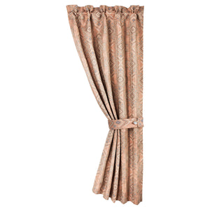 HiEnd Accents Sedona Curtain FB1811C Tan 100% polyester 48x84