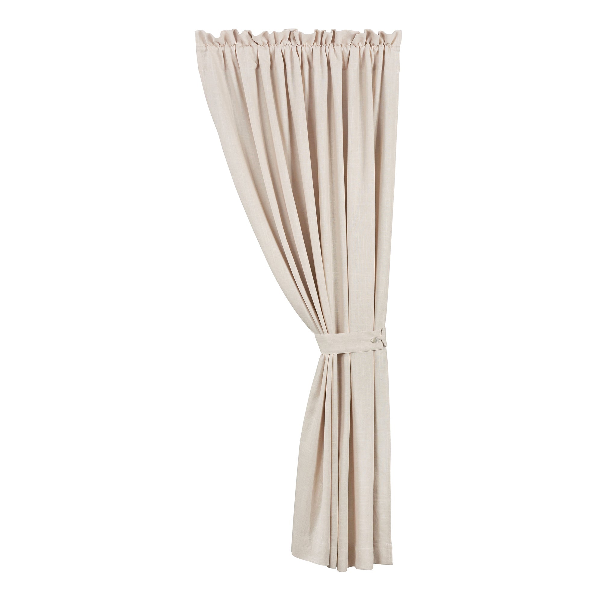 HiEnd Accents Luna Lined Linen Curtain - Thumbnail 3