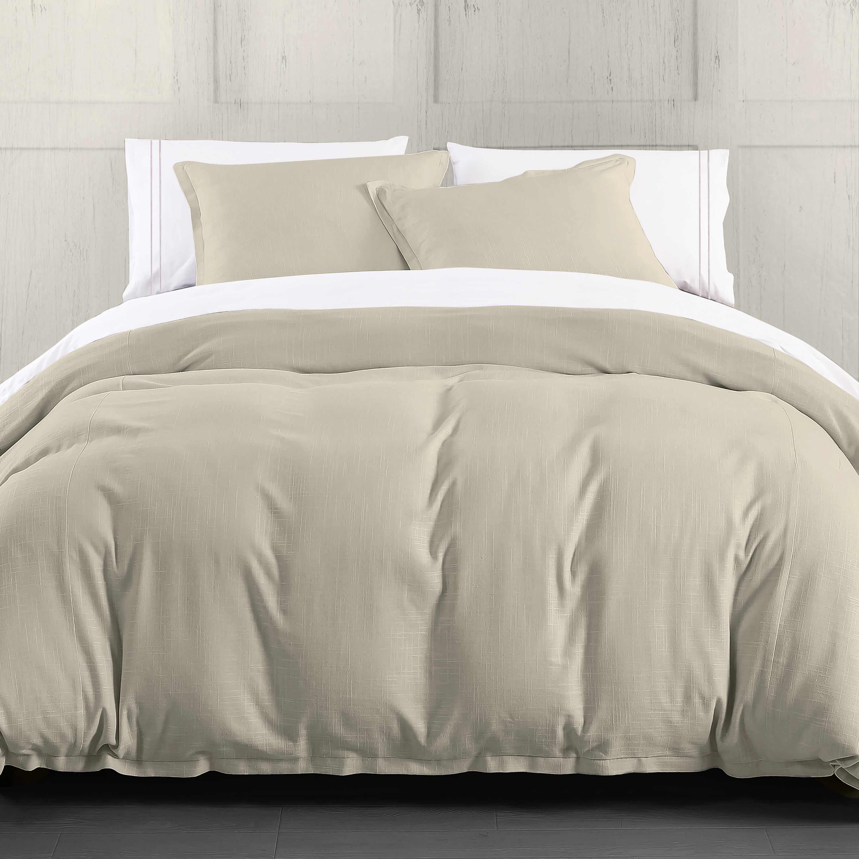 HiEnd Accents Hera Flange Linen Comforter Set - Thumbnail 2