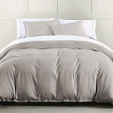 HiEnd Accents Hera Washed Linen Flange Comforter Set FB1927-SK-TP Taupe Face: 70% viscose, 30% linen; Back: 100% cotton; Fill: 100% polyester 110.0 x 96.0 x 3.0