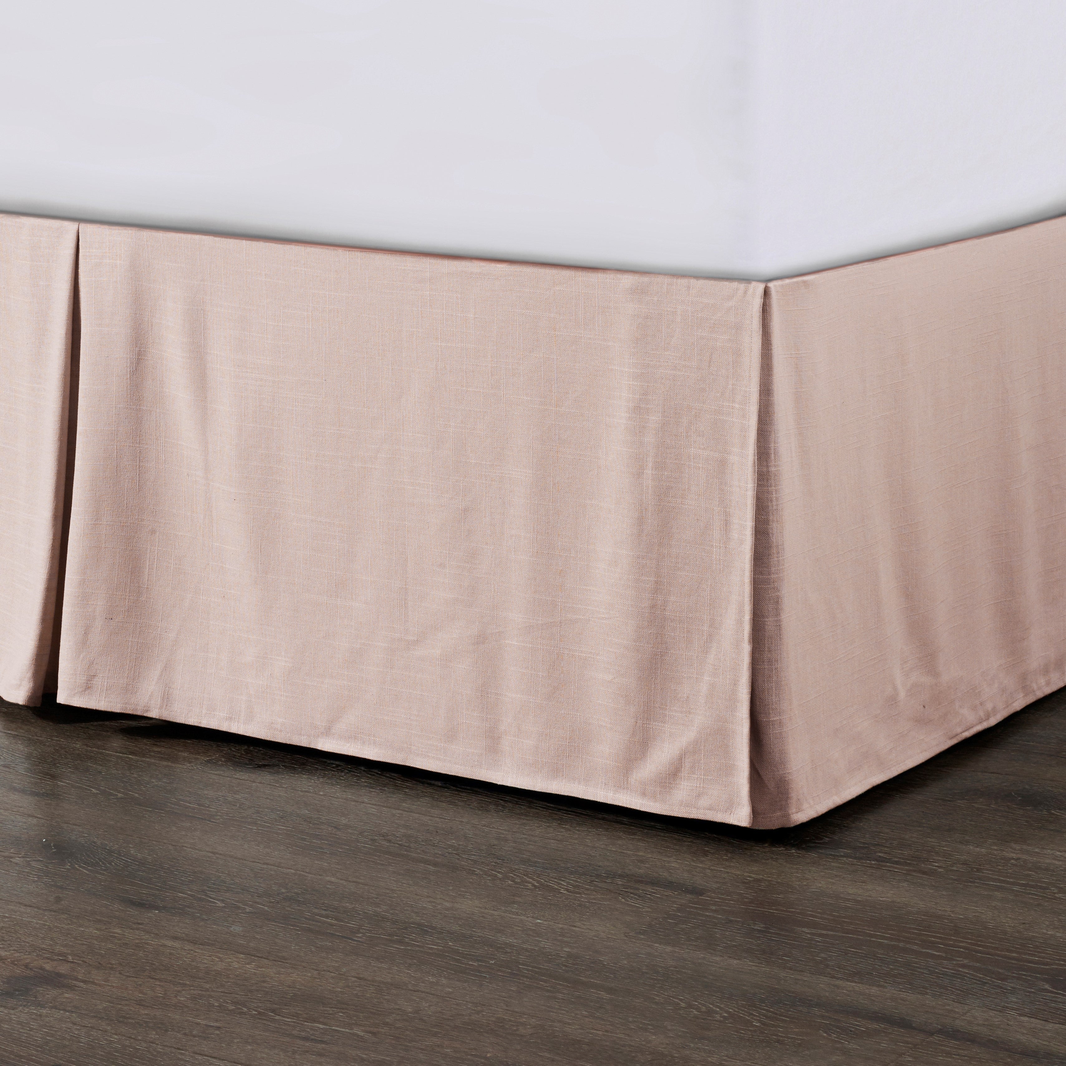 HiEnd Accents Hera Tailored Linen Bed Skirt