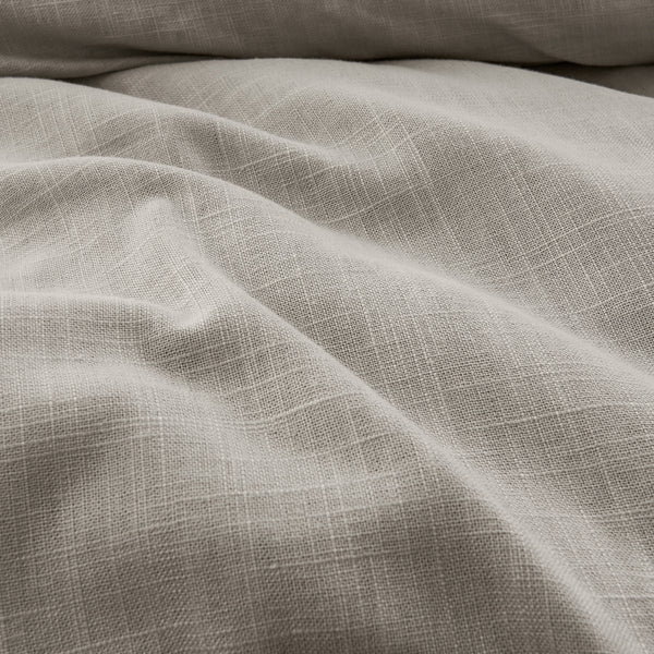 HiEnd Accents Hera Washed Linen Flange Duvet Cover FB1927DU-SK-TP Taupe Face: 70% viscose, 30% linen; Back: 100% cotton 110x96x0.5