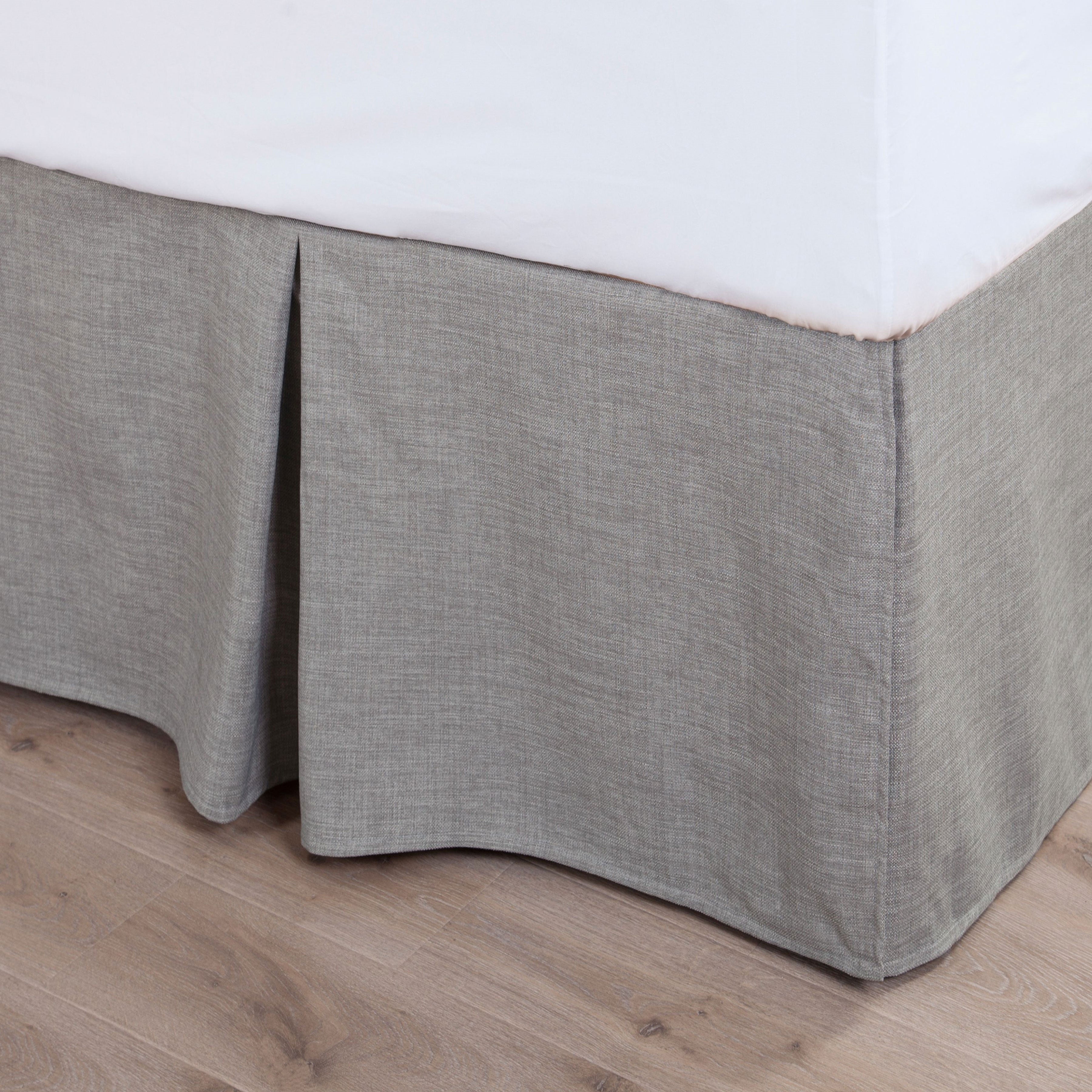 HiEnd Accents Faux Linen Bed Skirt - Thumbnail 4