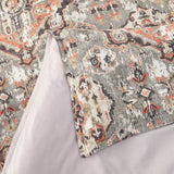 HiEnd Accents Carmen Kilim Duvet Cover Set FB1936DS-SQ-OC Taupe Face: 70% viscose, 30% linen; Back: 100% cotton; Fill: 100% polyester 92x96x1