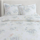 HiEnd Accents Rosaline Linen Duvet Cover Set FB2012DS-SQ-OC White Face: 70% viscose, 30% linen; Back: 100% cotton 92x96x1