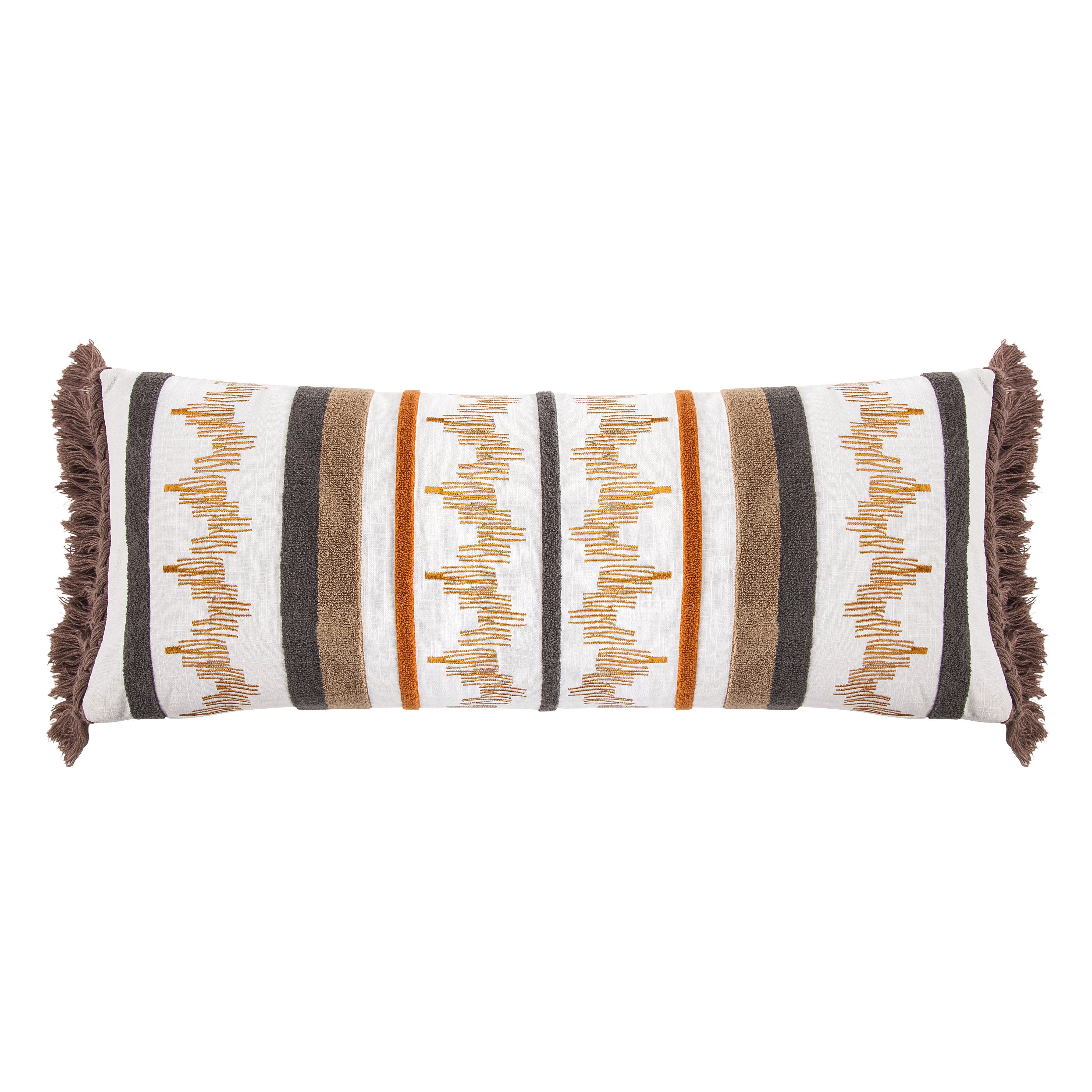 Aria Elegant Washed Linen Lumbar Pillow