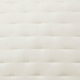 HiEnd Accents Lyocell Quilt FB2135-SK-IV Ivory Face: 100% lyocell; Back: 100% cotton; Fill: 100% polyester 110x96