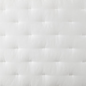 HiEnd Accents Lyocell Quilt FB2135-SK-WH White Face: 100% lyocell; Back: 100% cotton; Fill: 100% polyester 110x96