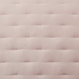 HiEnd Accents Lyocell Quilt FB2135-SQ-BH Blush Face: 100% lyocell; Back: 100% cotton; Fill: 100% polyester 92x96