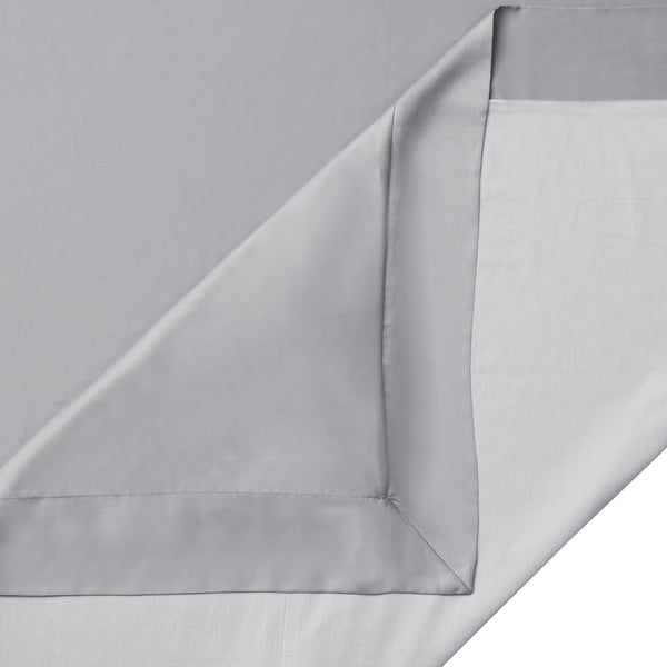 HiEnd Accents Lyocell Duvet Cover Set FB2136DS-SK-GY Gray Duvet Cover - Face: 100% lyocell; Back: 100% cotton; Pillow Sham - Face and Back: 100% lyocell 110x96