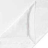 HiEnd Accents Lyocell Duvet Cover Set FB2136DS-SK-WH White Duvet Cover - Face: 100% lyocell; Back: 100% cotton; Pillow Sham - Face and Back: 100% lyocell 110x96