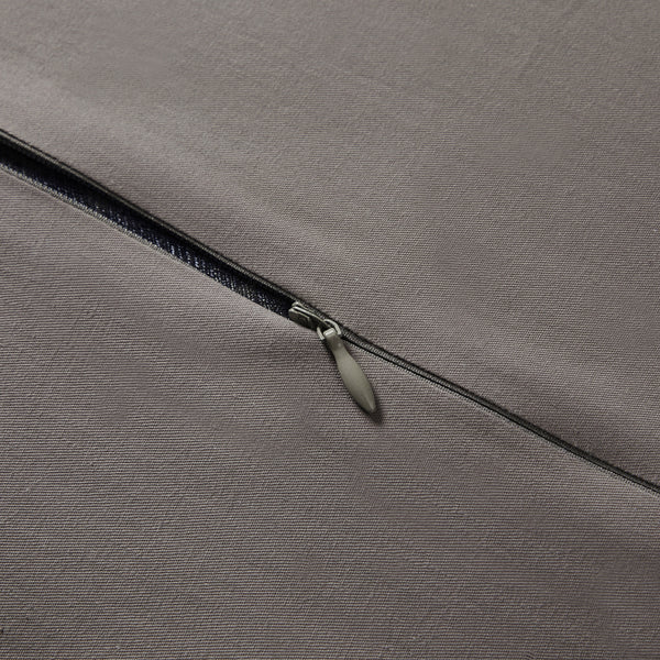 HiEnd Accents Pastoral Jacquard Duvet Cover Set FB2137DS-SQ-SV Silver Duvet Cover - Face: 90% polyester, 10% nylon; Back: 100% cotton. Pillow Sham - Face and Back: 90% polyester, 10% nylon. 92x96