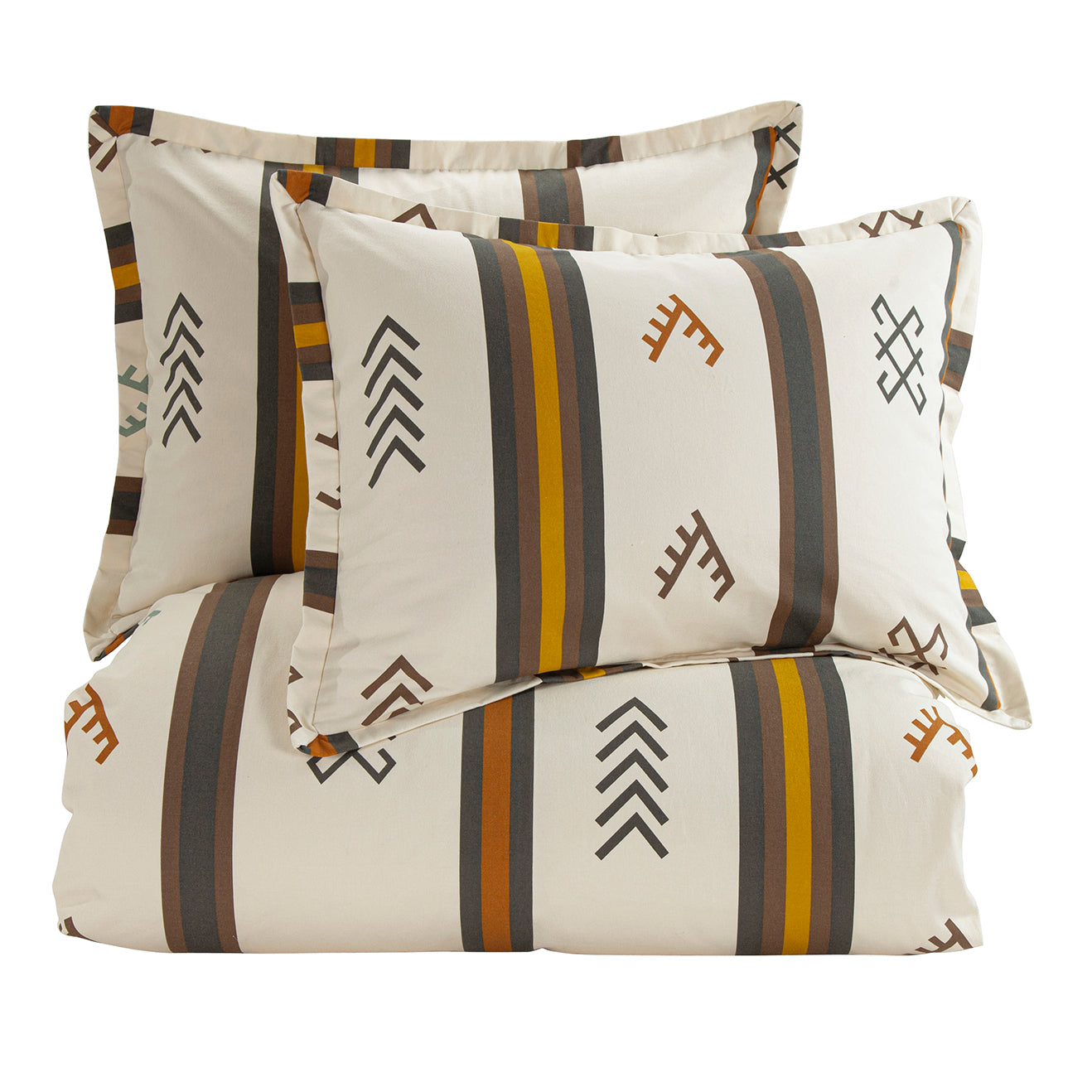 HiEnd Accents Toluca Canvas Duvet Cover - Thumbnail 3