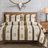 HiEnd Accents Toluca Canvas Comforter Set FB2205-TW-OC Multi Color Comforter - Face and Back: 100% cotton; Fill: 100% polyester. Pillow Sham - Face and Back: 100% cotton. 68x88x2