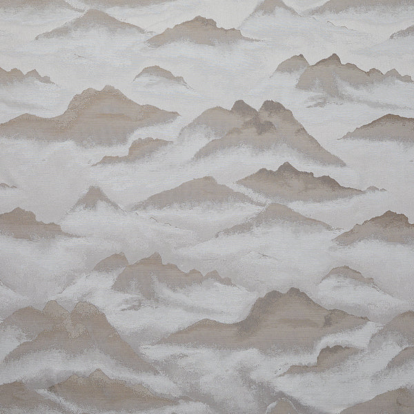 HiEnd Accents Serenity Modern Jacquard Duvet Cover Set FB2232DS-SQ-CN Champagne Duvet Cover - Face: 67% viscose, 33% polyester; Back: 100% cotton. Pillow Sham - Face and Back: 67% viscose, 33% polyester. 92 x 96