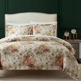 HiEnd Accents Jardin Lyocell Duvet Cover Set FB2235DS-SK-SA Salmon Face and Back: 100% lyocell 110x96