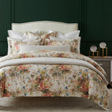 HiEnd Accents Jardin Lyocell Duvet Cover Set FB2235DS-SQ-SA Salmon Face and Back: 100% lyocell 92x96