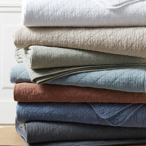 HiEnd Accents Stonewashed Cotton Gauze Quilt FB3200-TW-ML   