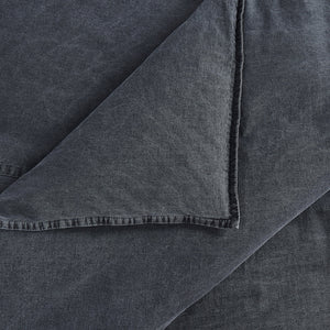 HiEnd Accents Stonewashed Cotton Canvas Duvet Cover Set FB3400DS-TW-CL   