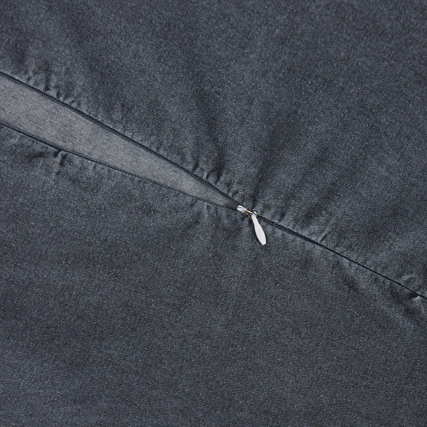 HiEnd Accents Stonewashed Cotton Canvas Duvet Cover Set FB3400DS-TW-CL   