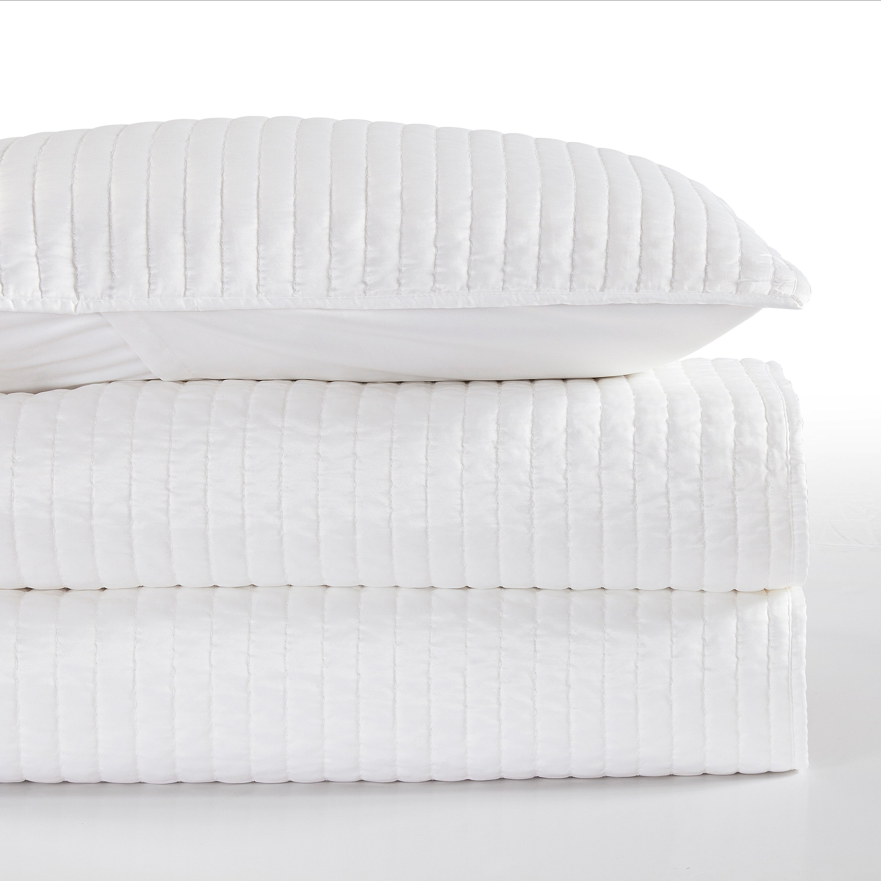 HiEnd Accents Satin Channel Quilt Set