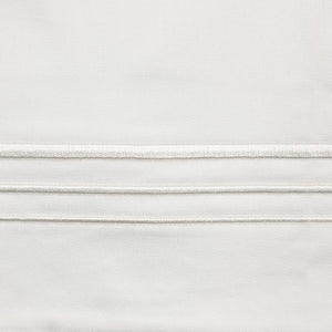 HiEnd Accents Embroidered Border Sheet Set FB3521-FL-WH White 100% cotton 80x100x18