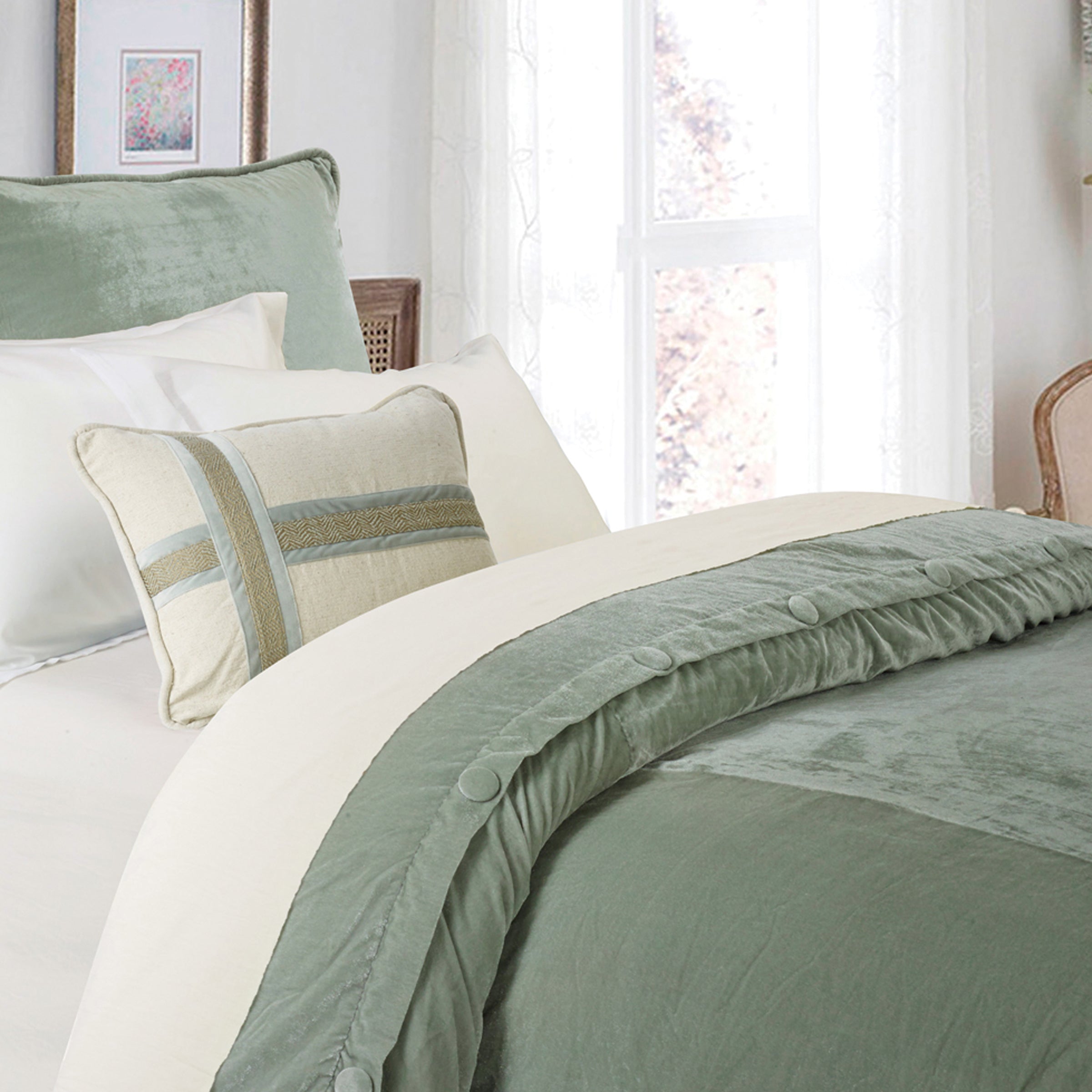 Arlington Velvet Duvet Cover - Thumbnail 4