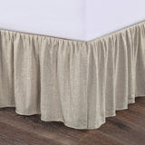 HiEnd Accents Fairfield Bed Skirt FB3900BS-QN-OC Cream Skirt: 100% polyester; Decking: 100% polyester 60x80x17