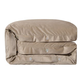 HiEnd Accents Fairfield Sand Velvet Duvet Cover FB3900DU-SQ-SN Sand Face: 100% polyester; Back: 100% cotton 92x96x2