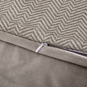 HiEnd Accents Fairfield Linen Coverlet Set FB3900-TW-SN Cream, Tan Coverlet: Face: 65% Polyester, 35% Linen. Back: 35% Cotton, 65% Polyester. Filling: 100% Polyester; BedSkirt: Skirt: 100% Polyester, Decking:100% Polyester; Standard Sham: 95% Polyester,5% Linen(1pc) 68x88x3