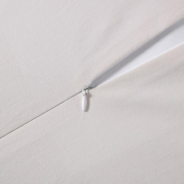 HiEnd Accents Chenille Herringbone Comforter Set FB3901-SQ-SN Sand Comforter - Face: 100% polyester; Back: 100% cotton; Fill: 100% polyester. Pillow Sham - 100% polyester. 92 x 96