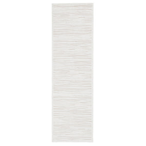 Jaipur Living Linea Abstract White Runner Rug (2'6"X8')