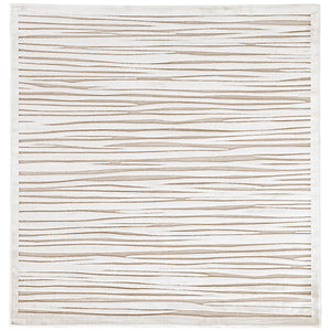 Jaipur Living Linea Abstract White Square Area Rug (6')