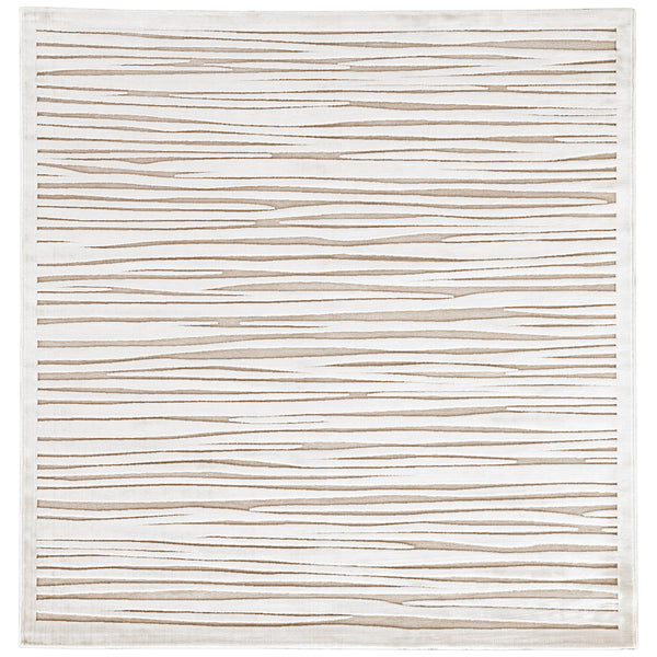 Jaipur Living Linea Abstract White Square Area Rug (6')