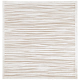 Jaipur Living Linea Abstract White Square Area Rug (6')