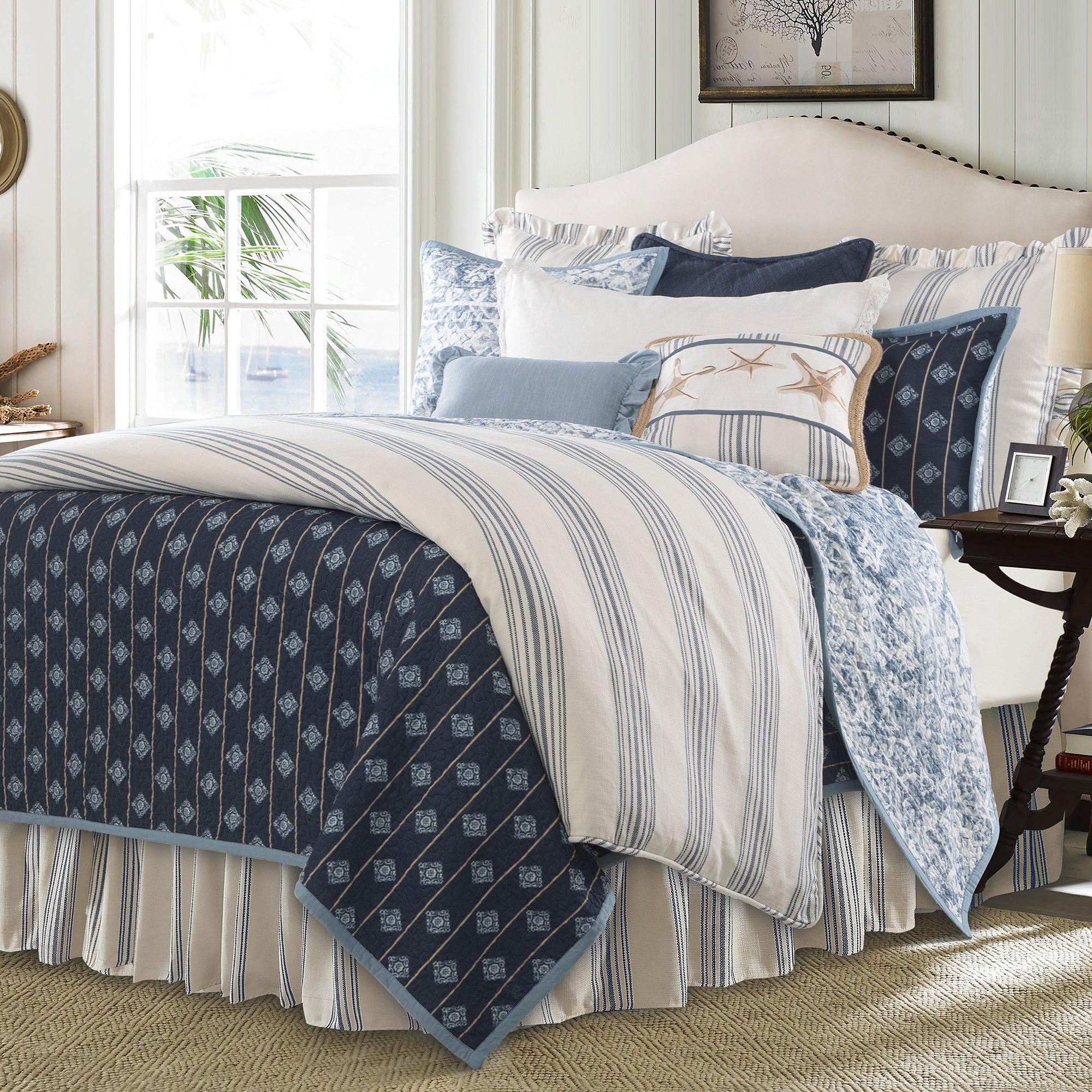 HiEnd Accents Prescott Striped Print Comforter Set - Thumbnail 3