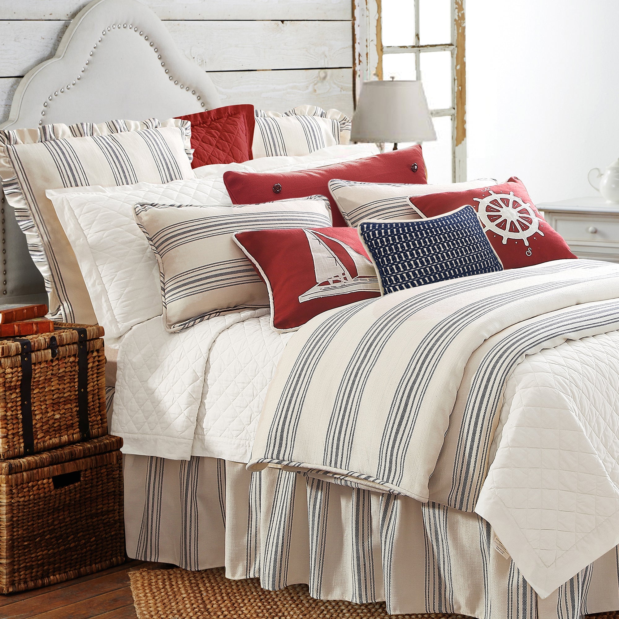HiEnd Accents Prescott Striped Print Comforter Set - Thumbnail 2