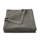 HiEnd Accents Stonewashed Cotton Velvet Quilt FB6500-FQ-GY Gray Face and Back: 100% cotton; Fill: 100% polyester 92x96x0.3