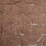 HiEnd Accents Stella Faux Silk Velvet Quilt FB6700-KG-DR Dusty Rose Face: 70% rayon, 30% nylon; Lining: 100% cotton 110x96x1