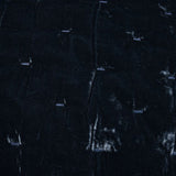 HiEnd Accents Stella Faux Silk Velvet Quilt FB6700-KG-MB Midnight Blue Face: 70% rayon, 30% nylon; Lining: 100% cotton 110x96x1