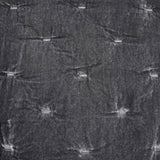 HiEnd Accents Stella Faux Silk Velvet Quilt FB6700-KG-SL Slate Face: 70% rayon, 30% nylon; Lining: 100% cotton 110x96x1
