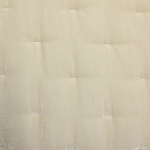 HiEnd Accents Stella Faux Silk Velvet Quilt FB6700-TW-ST Stone Face: 70% rayon, 30% nylon; Lining: 100% cotton 68x88x1