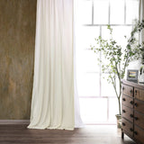 HiEnd Accents Stella Faux Silk Velvet Curtain FB6800CU-OS-ST Stone Face: 70% rayon, 30% nylon; Lining: 100% cotton 48x108x0.2
