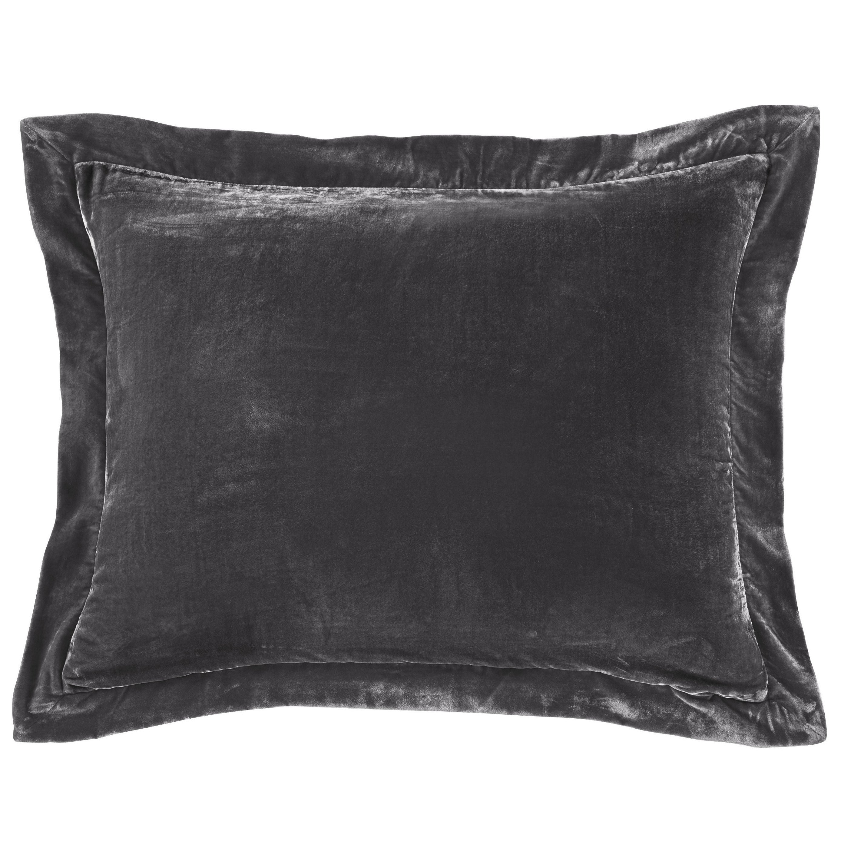 HiEnd Accents Stella Faux Silk Velvet Lumbar Pillow - Thumbnail 3