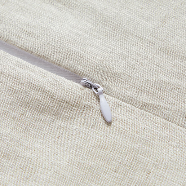 HiEnd Accents 100% French Flax Linen Reversible Duvet Cover Set FB7100DS-TW-NT Natural 100% linen 68 x 88