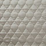 HiEnd Accents High Shine Satin Quilt FB7135-SK-CN Champagne Face: 52% viscose, 48% polyester; Back: 100% cotton; Fill: 100% polyester 110x96