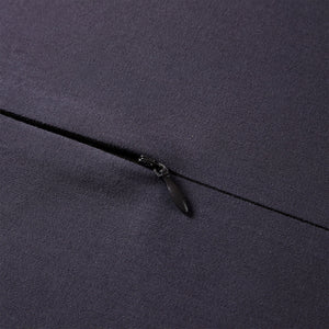 HiEnd Accents High Shine Satin Duvet Cover Set FB7136DS-SK-EP Espresso Duvet Cover - Face: 52% viscose, 48% polyester; Back: 100% cotton. Pillow Sham - Face and Back: 52% viscose, 48% polyester. 110x96